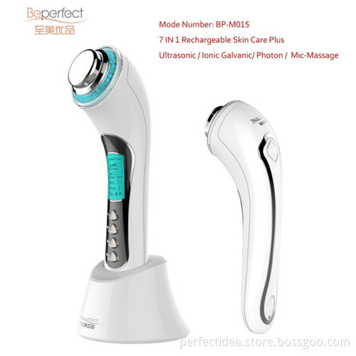BEPERFECT BPm0152-new product 2016 ultrasonic facial beauty device multifunctional skin care
